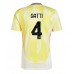 Maillot de foot Juventus Federico Gatti #4 Extérieur vêtements 2024-25 Manches Courtes